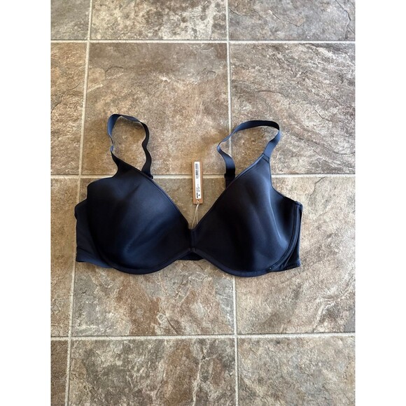 Skims Weightless Scoop Bra Onyx Size 44D - Picture 1 of 7
